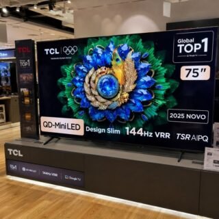 Smart TV 85″ TCL 4K UHD Mini LED 75A400M Google TV 2026