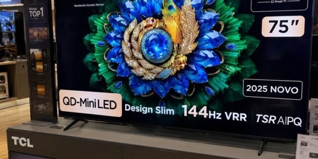 Smart TV 85″ TCL 4K UHD Mini LED 75A400M Google TV 2026