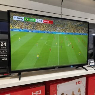Smart TV HQ LED 24″ 2 HDMI 2 USB WI-FI Android 11 e Processador Quad Core