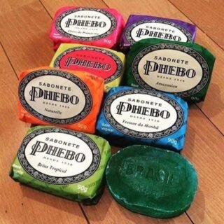 Kit Sabonete, Phebo, Amarelo, 720g
