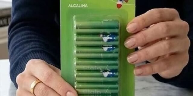 Pilha Alcalina AA com 16 unidades Elgin Comum