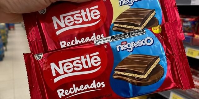 Nestlé Negresco Recheado 90g Tablete