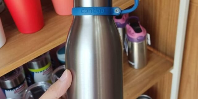 Garrafa Térmica Inox Parede Dupla Matterhorn 591ml Azul Mônaco Contigo