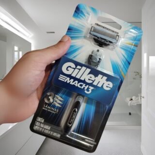 Gillette Mach3 Aparelho de Barbear com 3 Lâminas 1 Unidade