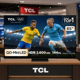 Smart TV TCL 65 Polegadas QLED 4K T6C WiFi Bluetooth Google TV Tela HVA e HDR10+ 65T6C