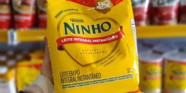 Leite em Pó Ninho Integral Instantâneo Sachê 575g