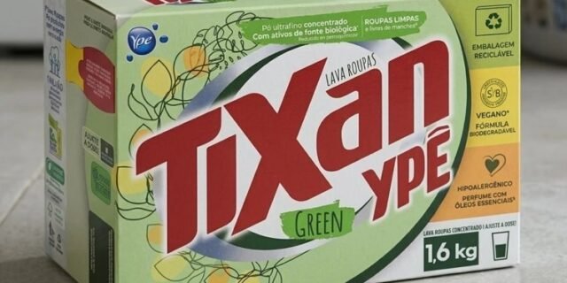 Tixan Ypê Lava Roupas em Pó Green 1,6Kg