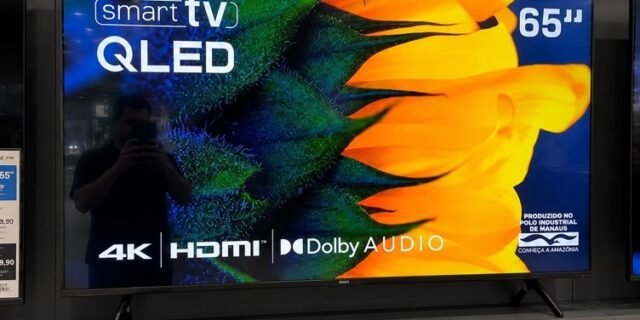 Smart Tv Hq Qled 65 Polegadas 4k Dolby Audio Wi-fi Bluetooth 3 Hdmi 2 Usb Rj45 Netflix Hq-qled65sm