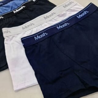 Kit Com 10 Cuecas Boxer Algodão Cotton Masculina Adulto Mash