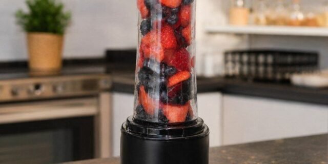 Liquidificador Individual, Preto, Dois Copos, Personal Blender 110v, Hamilton Beach
