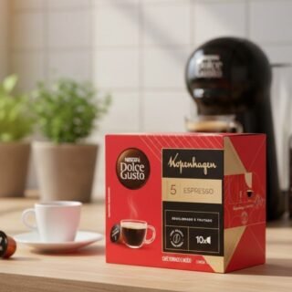 Café em Cápsula Torrado e Moído Kopenhagen Espresso Nescafé Dolce Gusto Caixa 60g 10 Unidades