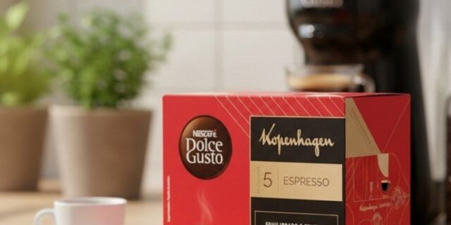 Café em Cápsula Torrado e Moído Kopenhagen Espresso Nescafé Dolce Gusto Caixa 60g 10 Unidades