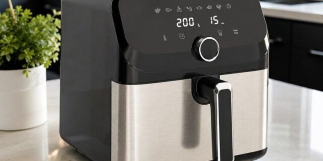 Fritadeira Sem Óleo Airfryer Arno Mega Digital 7,5l Inox 1700w Afd7 110v