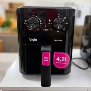 Fritadeira Elétrica Air Fryer Quad Fry Elgin – 4,2 L, 1400w