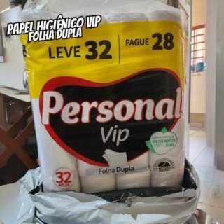 Personal Papel Higiênico Vip Folha Dupla Leve 32 Pague 28 Rolos 30m