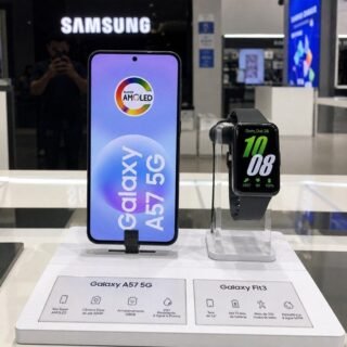 Samsung Galaxy A57 128GB 5G – Tela AMOLED – Azul Escuro