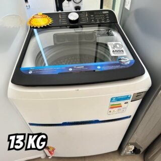 Lavadora De Roupas Midea 13kg Cesto Inox 13 Programas De Lavagem Branca Wave Agitator