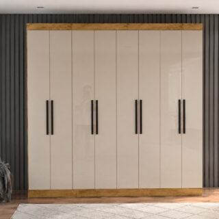 Guarda-roupa Casal 8 Portas 4 Gavetas Araplac