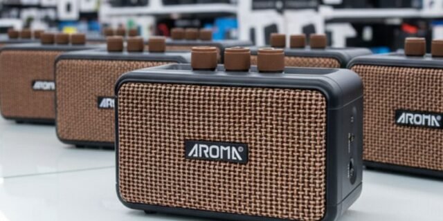 VEDO Amplificador de Guitarra Elétrica 5W Portátil com Bluetooth