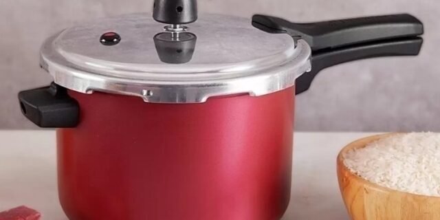 Panela de Pressão Panelux 4,5L Cereja Fechamento Externo Magnific