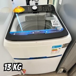 Lavadora De Roupas Midea 13kg Cesto Inox 13 Programas De Lavagem Branca Wave Agitator – 220v