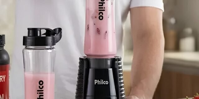 Liquidificador Philco Portátil 2 Squeezes 400W PLQ04A 127V