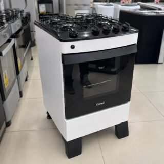 Fogão Consul 4 Bocas Branco Com Mesa Esmaltada – Cfo4zab