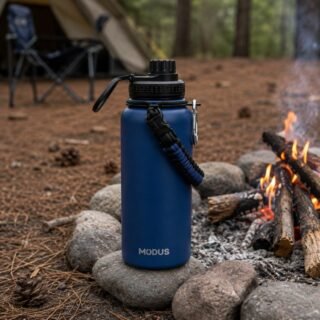 MODUS Garrafa Térmica 950ml – 24h Gelada, Alça Paracord