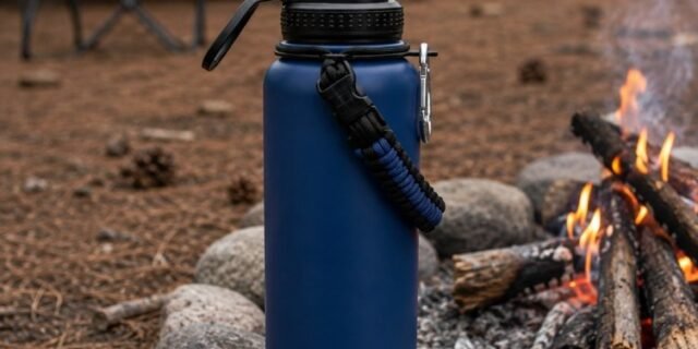 MODUS Garrafa Térmica 950ml – 24h Gelada, Alça Paracord