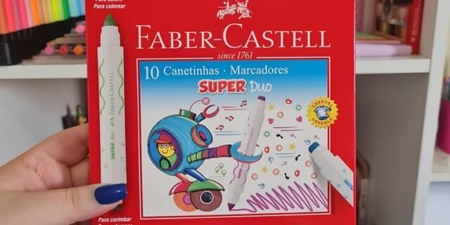 HIDROGRAFICA 2 PONTAS SUPER DUO, Faber-Castell