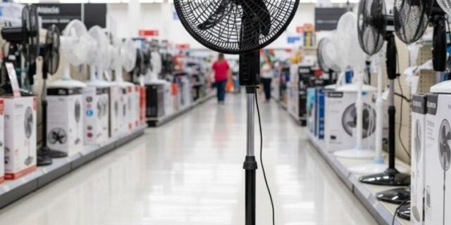 Hepta World Ventilador De Coluna, Resfriamento, Silencioso, Design Slim Para Casa Escritório (preto, 110v, 101)