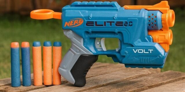 Nerf Elite 2.0 Volt Sd-1 Lançador Com Mira Luminosa, Porta-dardos