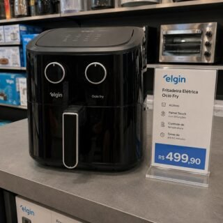 Fritadeira Air Fryer Octo Fry Elgin – 8 Litros 1.800W 110V