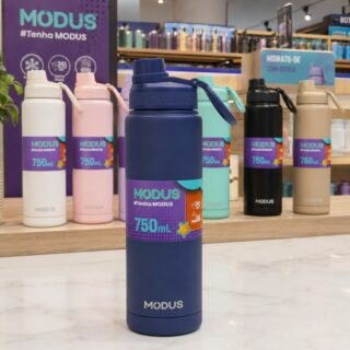 MODUS 750mL Garrafa de Água Térmica Inox Isolada a Vácuo