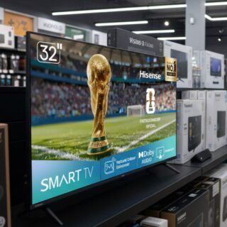 Hisense Smart Tv Hd 32 Polegadas 32a4nv Com Hdr10, Dts Virtual X, Compatibilidade Alexa E Google Home