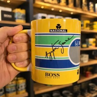 Caneca Ayrton Senna Fórmula 1 F1 Corrida – Mega Oferta