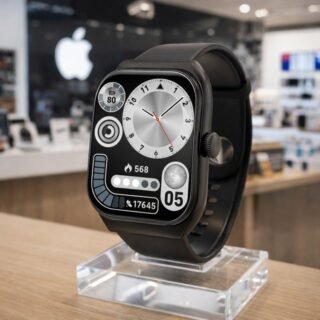 PEJE ZW01 Max Smartwatch Masculino à Prova d’Água 1ATM, 2.01″ Tela Quadrada Full Touch