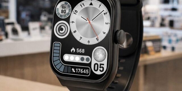 PEJE ZW01 Max Smartwatch Masculino à Prova d’Água 1ATM, 2.01″ Tela Quadrada Full Touch