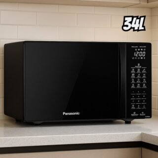 Microondas Panasonic Nn-st66nbru Black Glass 34L