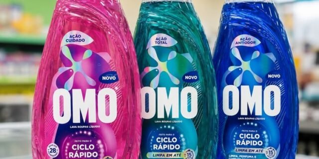 Regional Lava-Roupas Líquido Omo 1,4L Ciclo Rápido