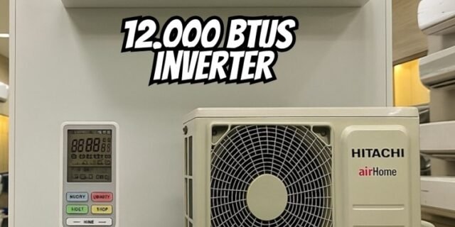 Ar Condicionado Split Inverter Hitachi Airhome 12.000 Btus Frio R-32