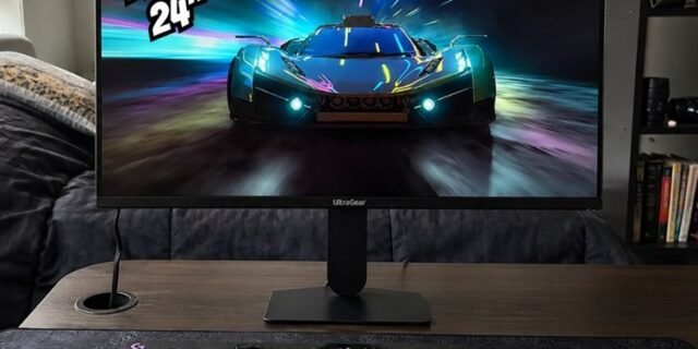 Monitor LG UltraGear 24G411A-B 24″,FHD, 144Hz, 1ms (MBR), NVIDIA G-SYNC, AMD FreeSync, HDR10
