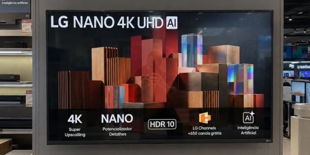 Smart TV PRO LG 55” 4K Ultra HD AI 55UN85C