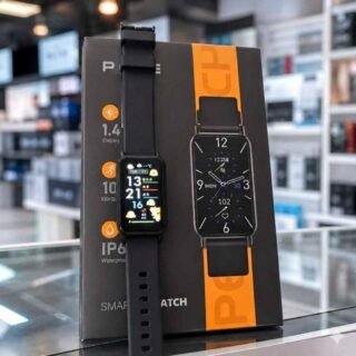 PEJE Band 1 Smartwatch Feminino com Chamadas, Tela HD 1,45” e 120+ Esportes