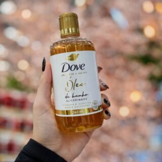 Dove Óleo De Banho Hidratação Intensa E Limpeza Delicada, Glicerinado Com 96% Ingredientes De Origem Natural 240 Ml