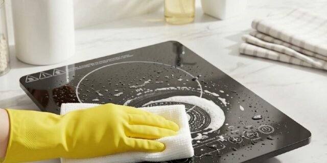 Cooktop de Indução Portátil, 220V, 2200W, 1 Boca, 9 Níveis de Potência
