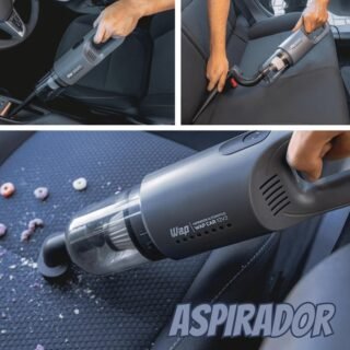 WAP Aspirador de Pó Automotivo Car 12V2, Portátil, 420ml, com Recipiente Removível e Filtro Lavável, 180W 12VDC