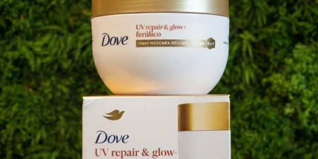 Dove Máscara de Resgate Intenso 10 em 1 UV Repair & Glow + Ferúlico 250g