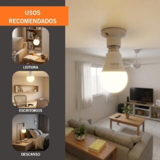 Lâmpada LED Foxlux Bulbo 9W 3000K Bivolt