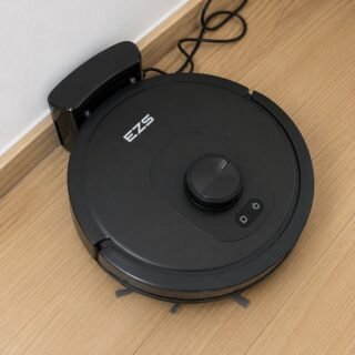 Aspirador Robô EZS E10, Sucção Ultra Forte de 5.500 Pa, Navegação a Laser iPath, para Limpeza Profunda de Pisos, Ideal para Cabelos e Pisos Duros